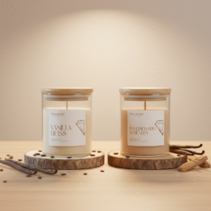 Vanilla Bliss + Sandalwood Serenity – Sweet & Warm Harmony